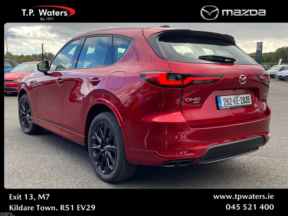 Mazda CX-60 SUV, Petrol Plug-in Hybrid, 2026, Red