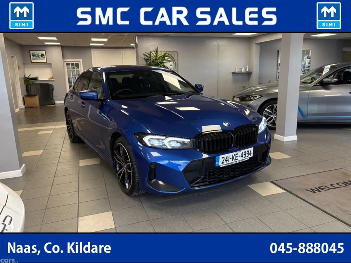 BMW 3-Series Saloon, Petrol Hybrid, 2024, Blue