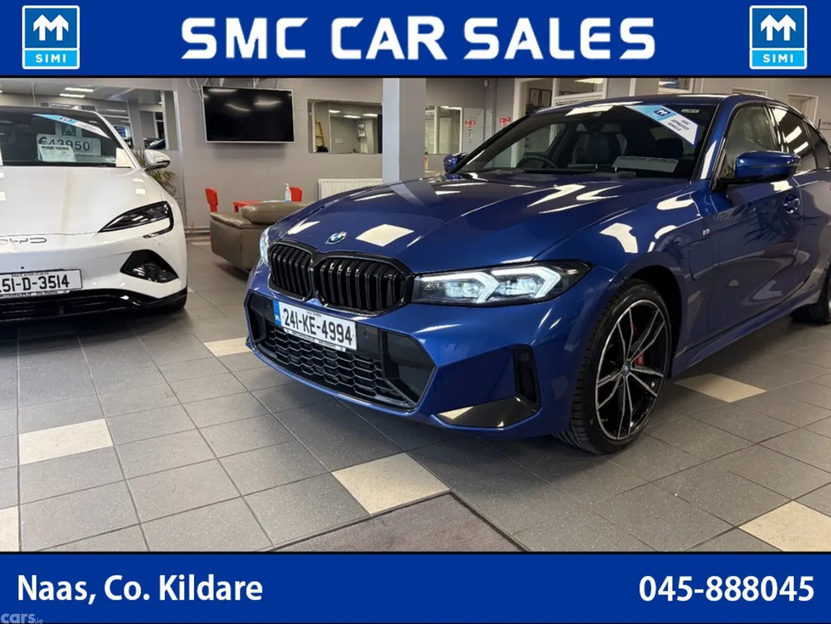 BMW 3-Series Saloon, Petrol Hybrid, 2024, Blue
