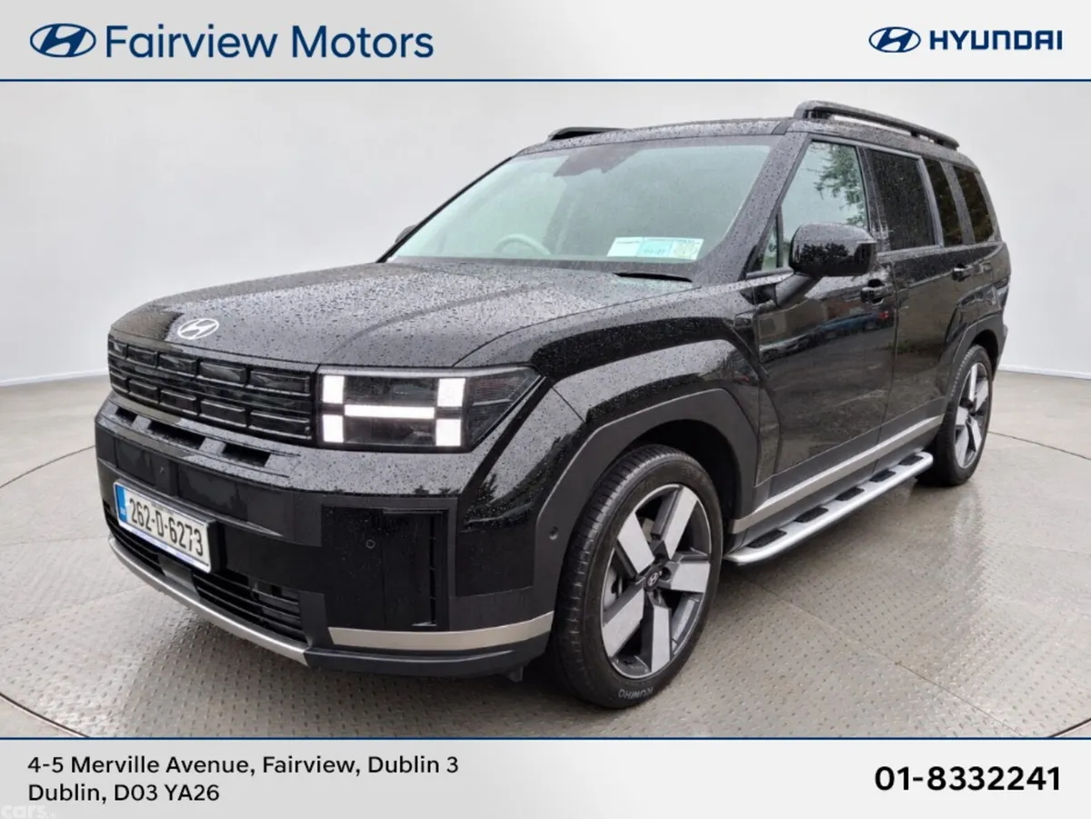 Hyundai Santa Fe SUV, Petrol Plug-in Hybrid, 2026, Black