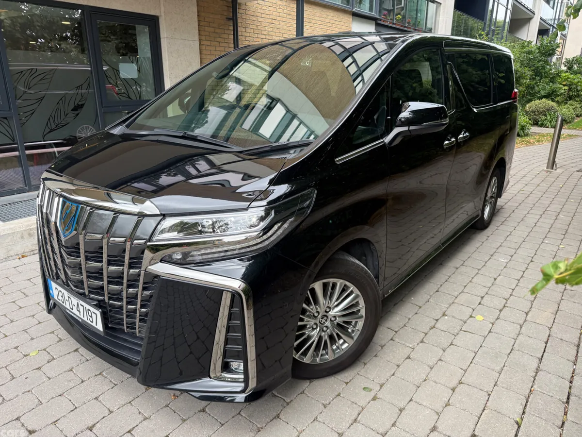 Toyota Alphard MPV, Petrol Hybrid, 2023, Black