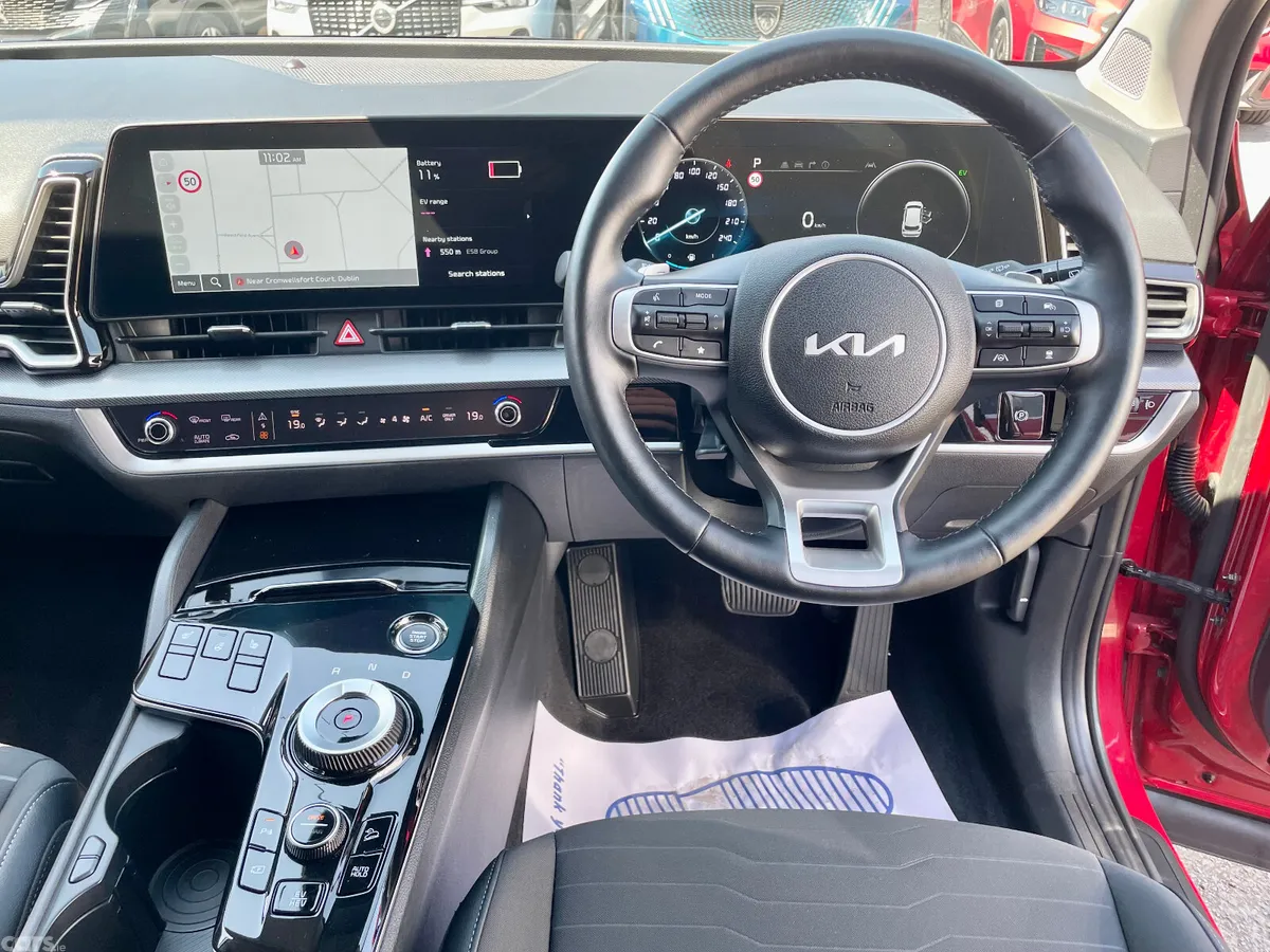 Kia Sportage SUV, Petrol Plug-in Hybrid, 2024, Red
