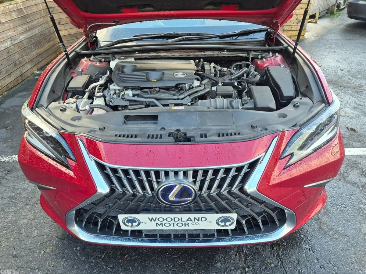 Lexus ES Saloon, Petrol Hybrid, 2022, Red