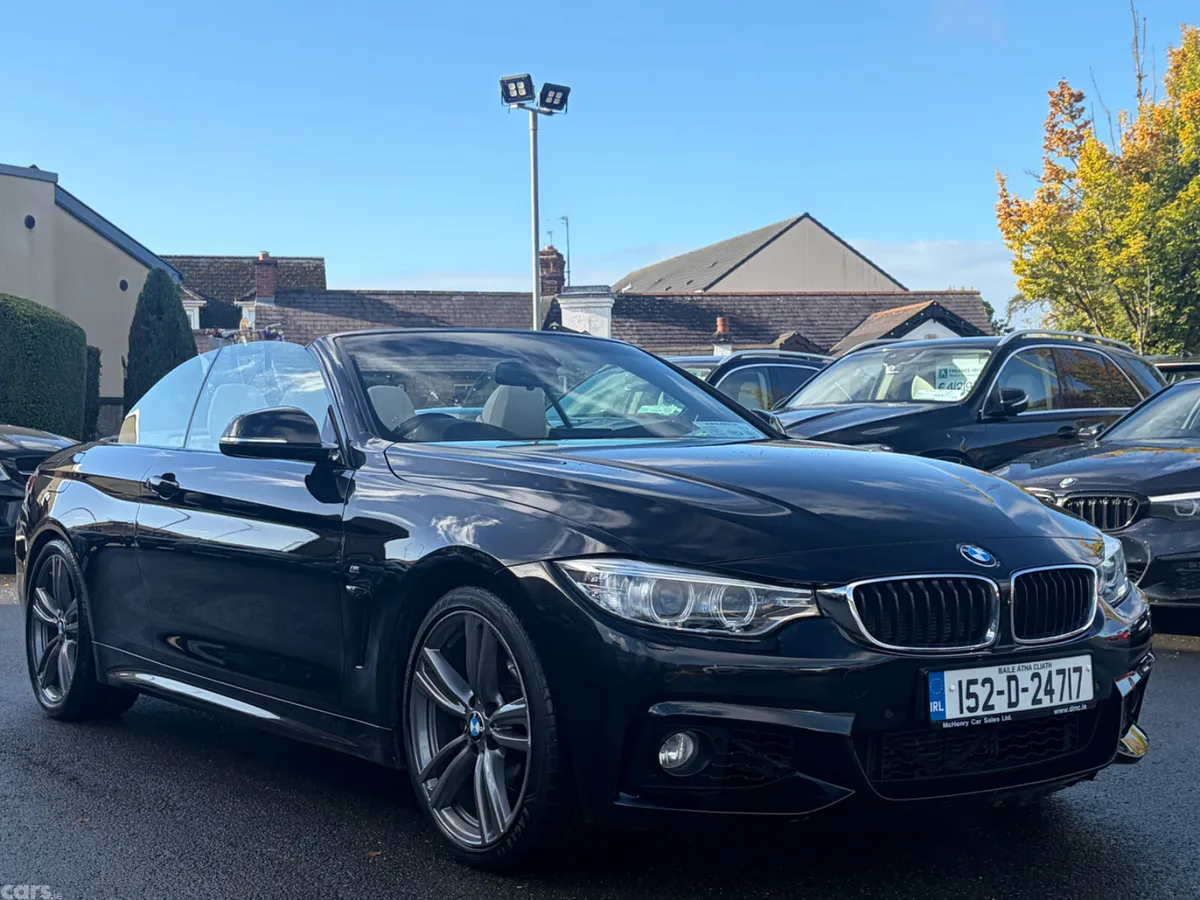 BMW 4-Series Convertible, Diesel, 2015, Black