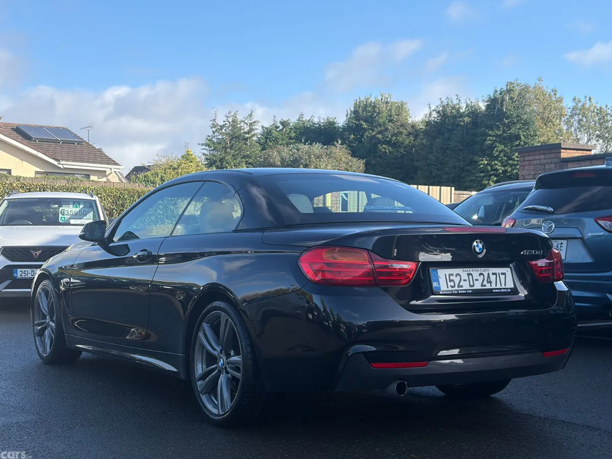 BMW 4-Series Convertible, Diesel, 2015, Black