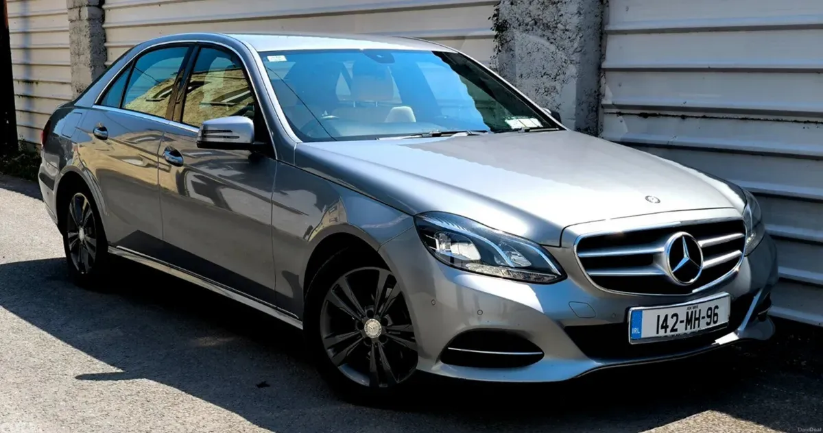 Mercedes-Benz E-Class Saloon, Diesel Hybrid, 2014, Silver