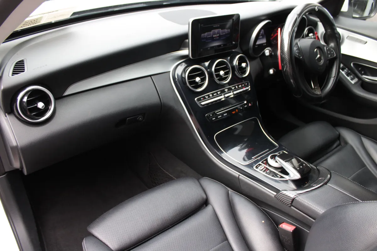 Mercedes-Benz C-Class Saloon, Petrol Plug-in Hybrid, 2016, White