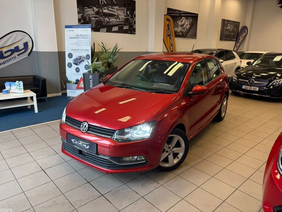Volkswagen Polo Hatchback, Petrol, 2017, Red