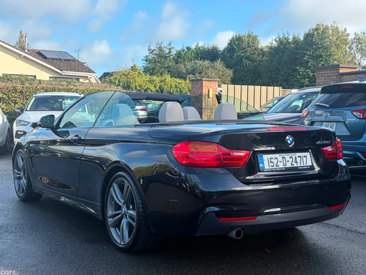 BMW 4-Series Convertible, Diesel, 2015, Black