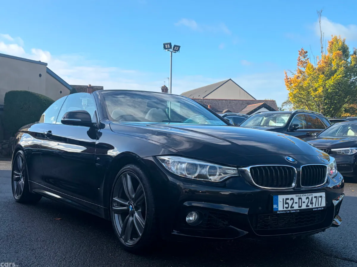 BMW 4-Series Convertible, Diesel, 2015, Black