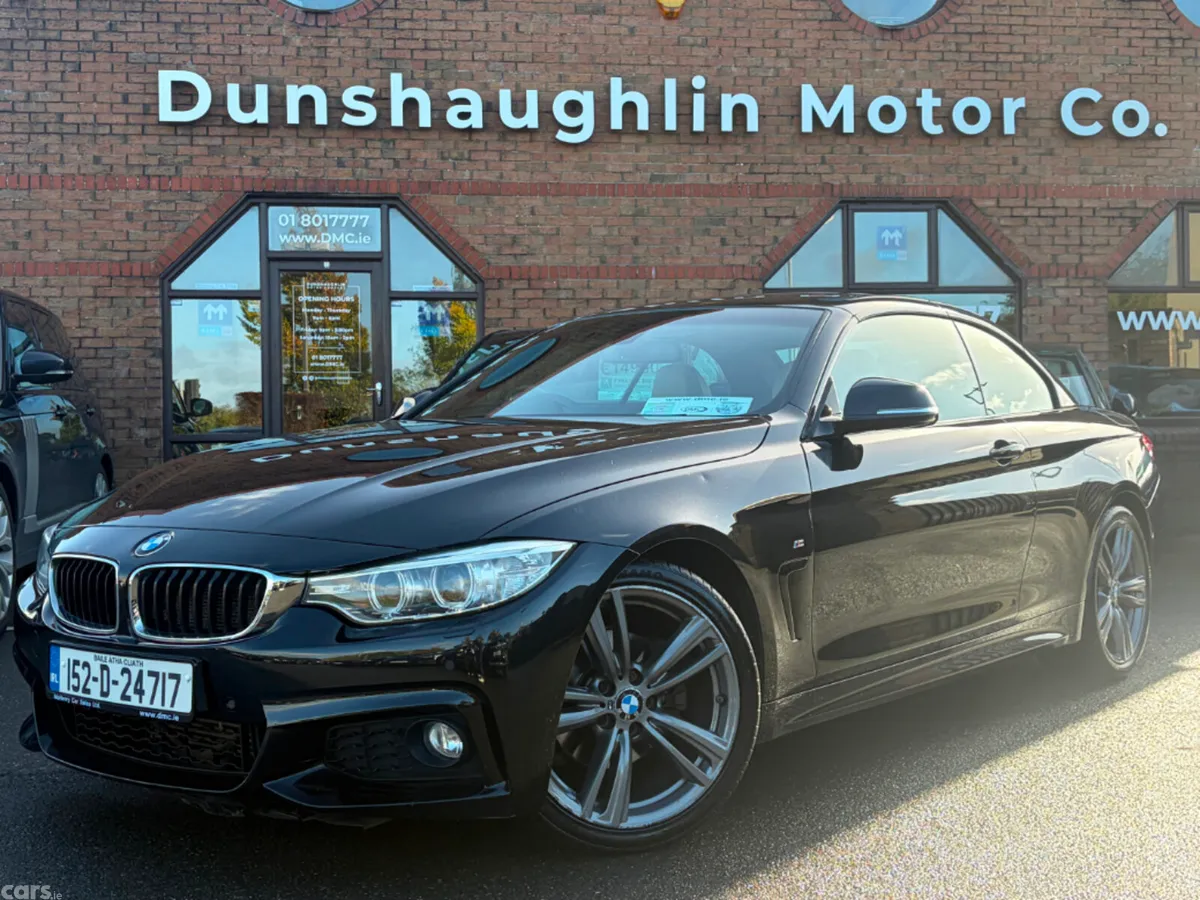 BMW 4-Series Convertible, Diesel, 2015, Black