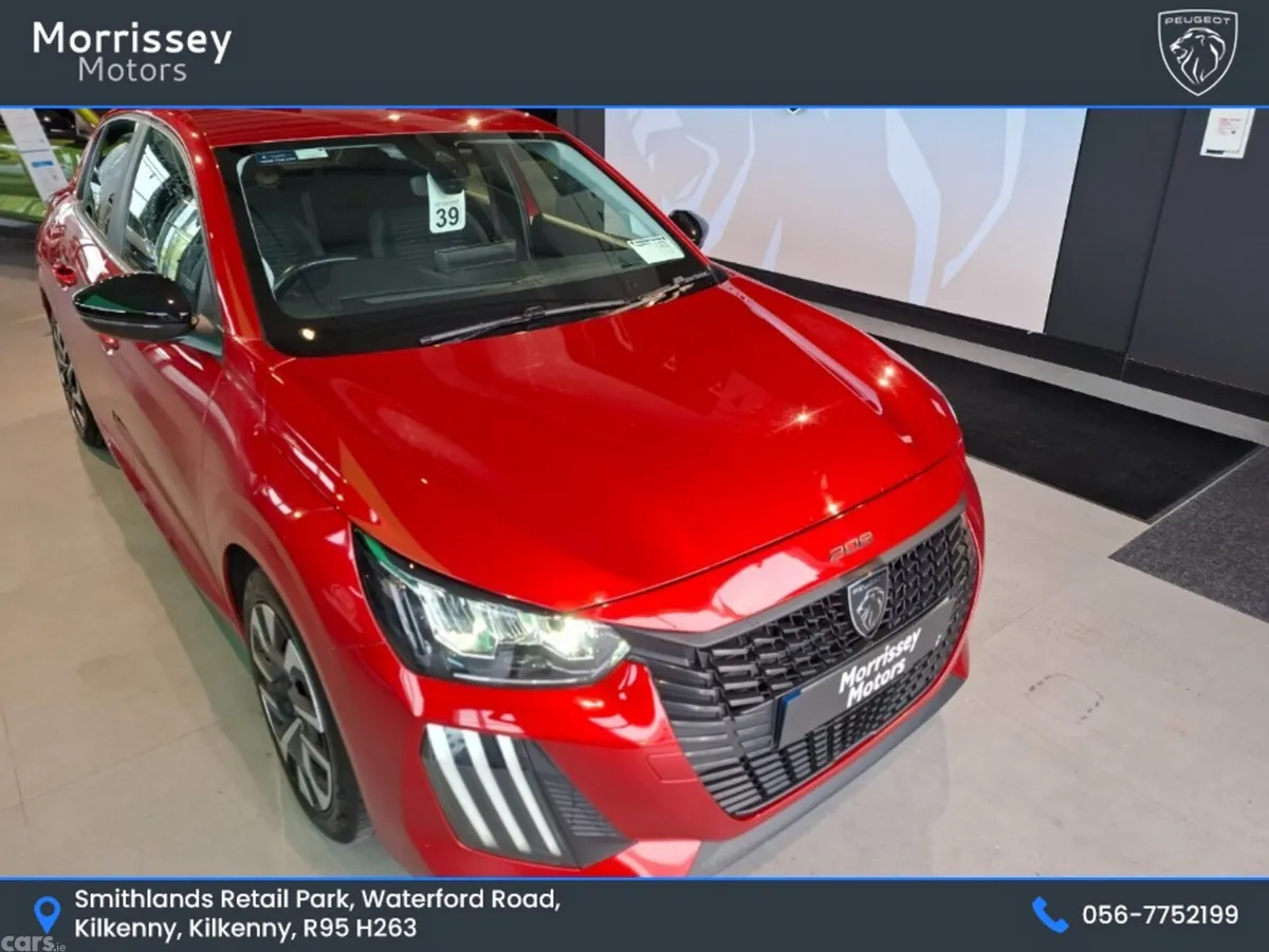 Peugeot 208 Hatchback, Petrol, 2024, Red