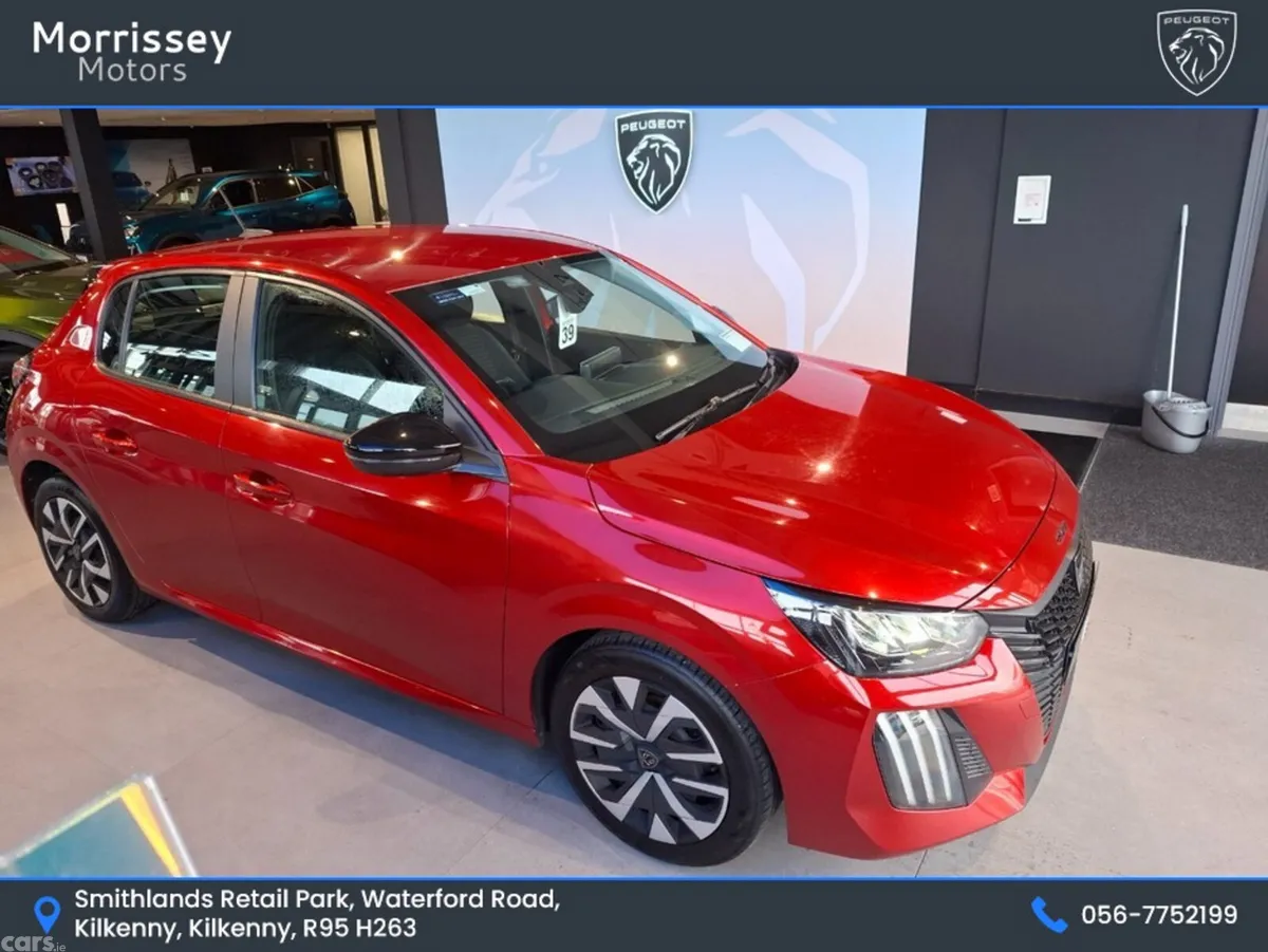 Peugeot 208 Hatchback, Petrol, 2024, Red