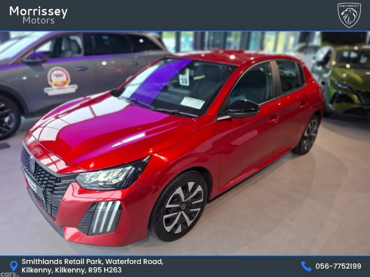 Peugeot 208 Hatchback, Petrol, 2024, Red
