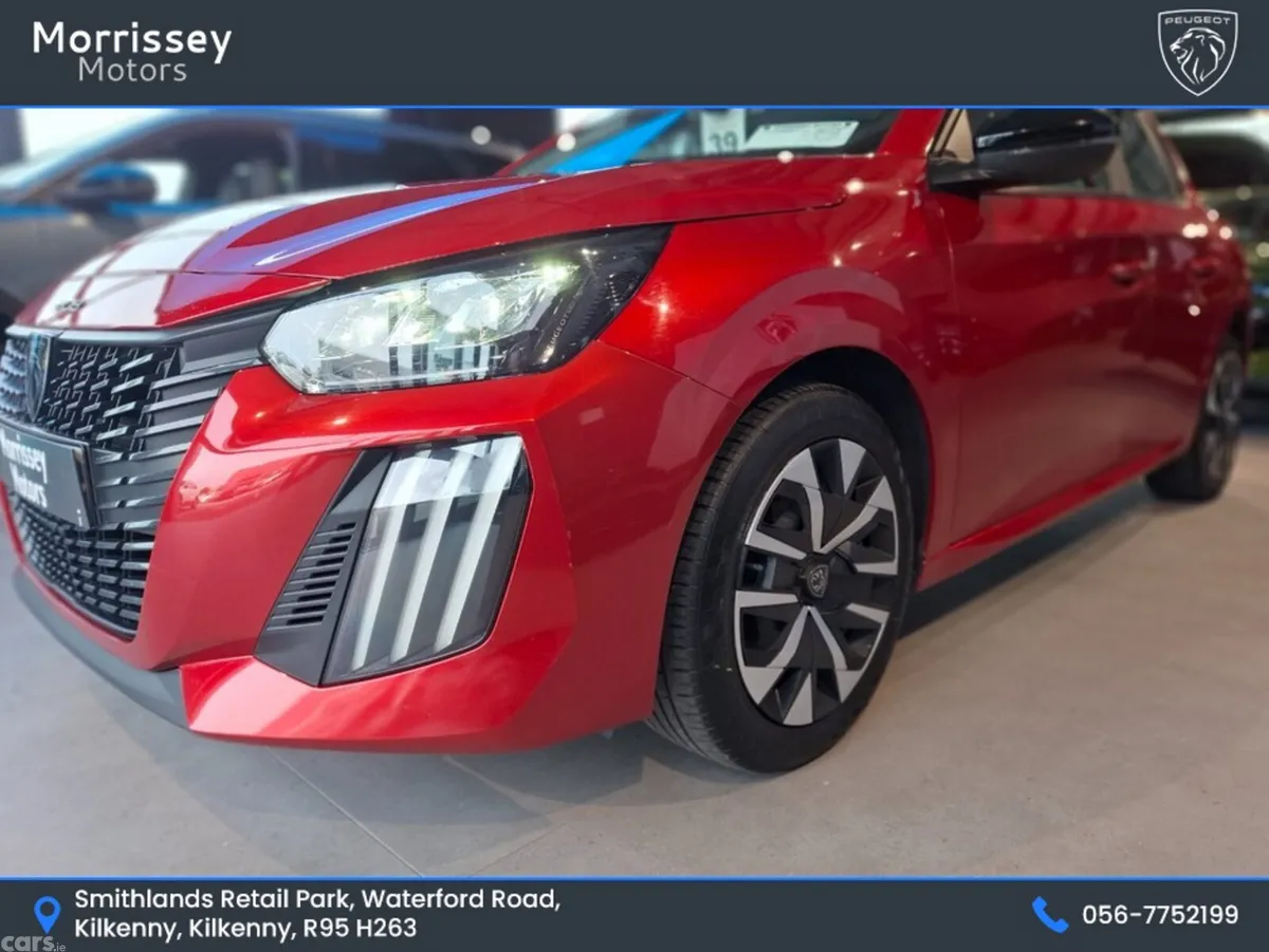 Peugeot 208 Hatchback, Petrol, 2024, Red
