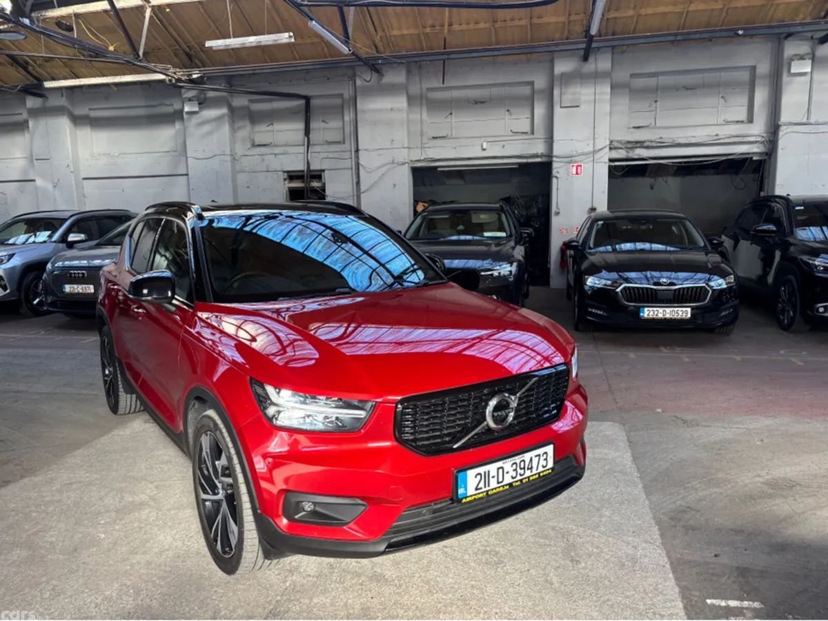 Volvo XC40 SUV, Petrol Plug-in Hybrid, 2021, Red