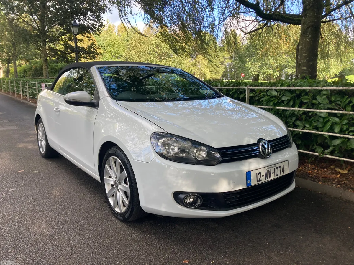 Volkswagen Golf Convertible, Diesel, 2012, White