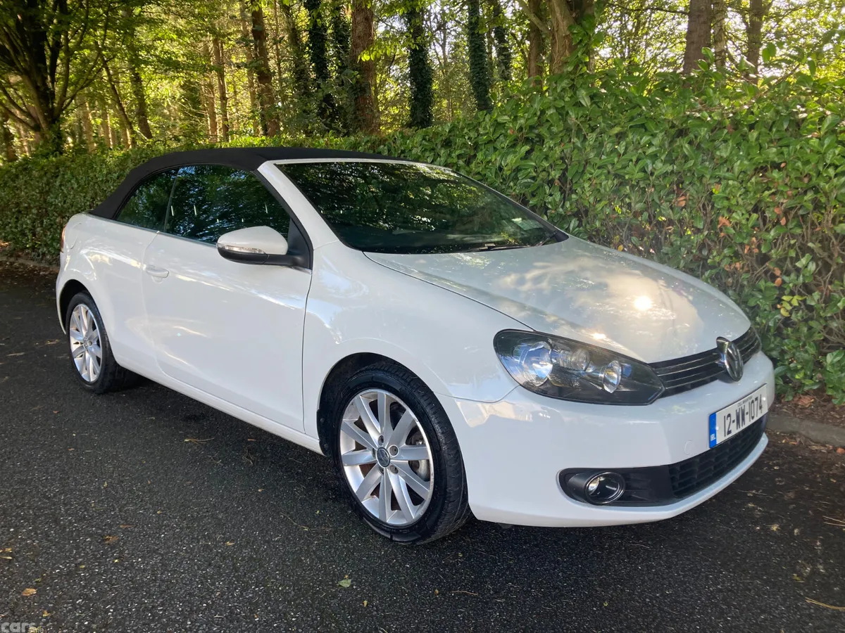 Volkswagen Golf Convertible, Diesel, 2012, White