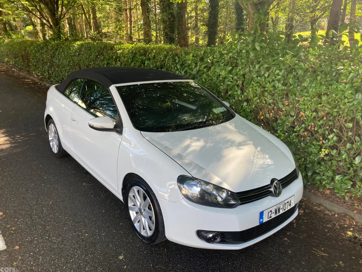 Volkswagen Golf Convertible, Diesel, 2012, White
