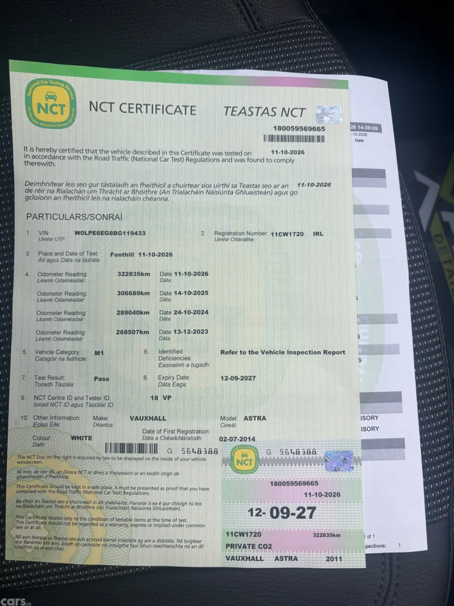 Opel Astra Hatchback, Diesel, 2011, White