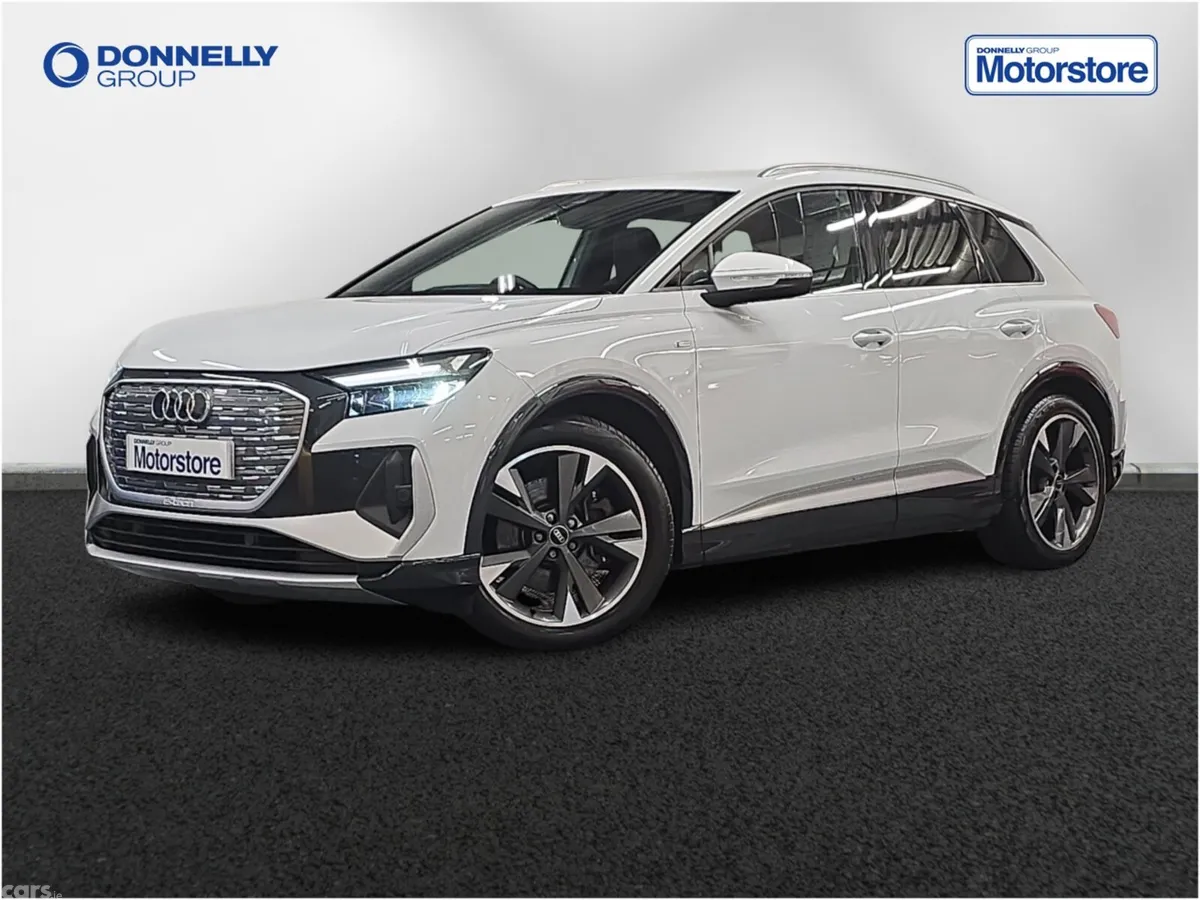 Audi Q4 SUV, Electric, 2023, White