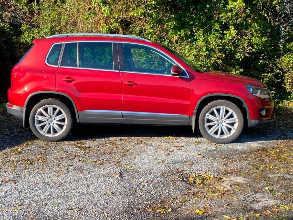 Volkswagen Tiguan SUV, Diesel, 2015, Red
