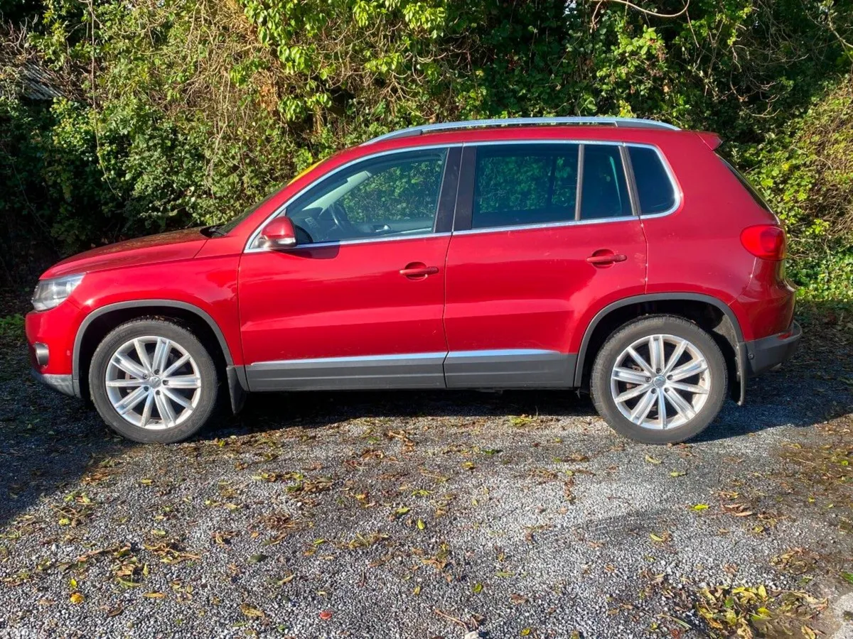 Volkswagen Tiguan SUV, Diesel, 2015, Red