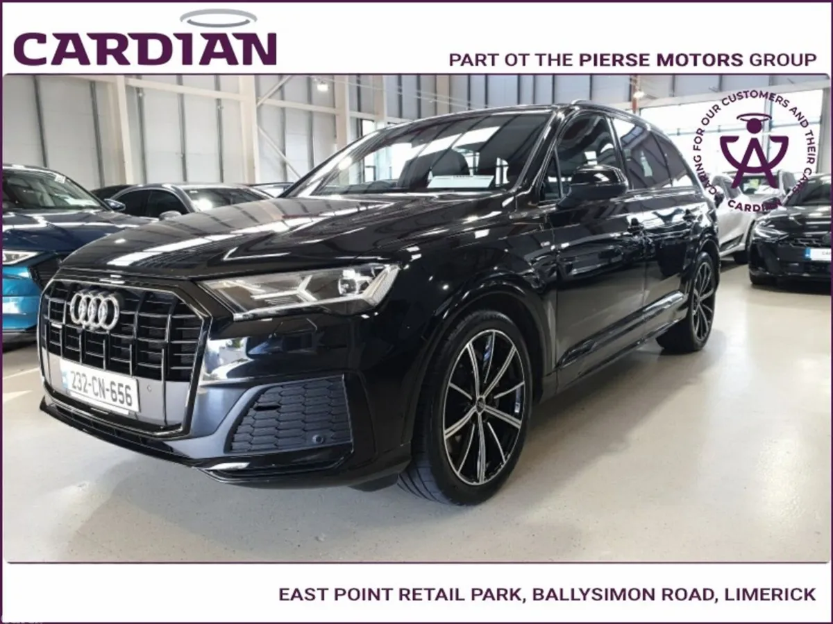 Audi Q7 SUV, Petrol Plug-in Hybrid, 2023, Black