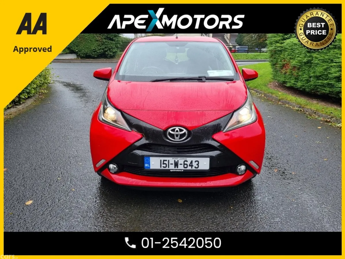 Toyota Aygo Hatchback, Petrol, 2015, Red