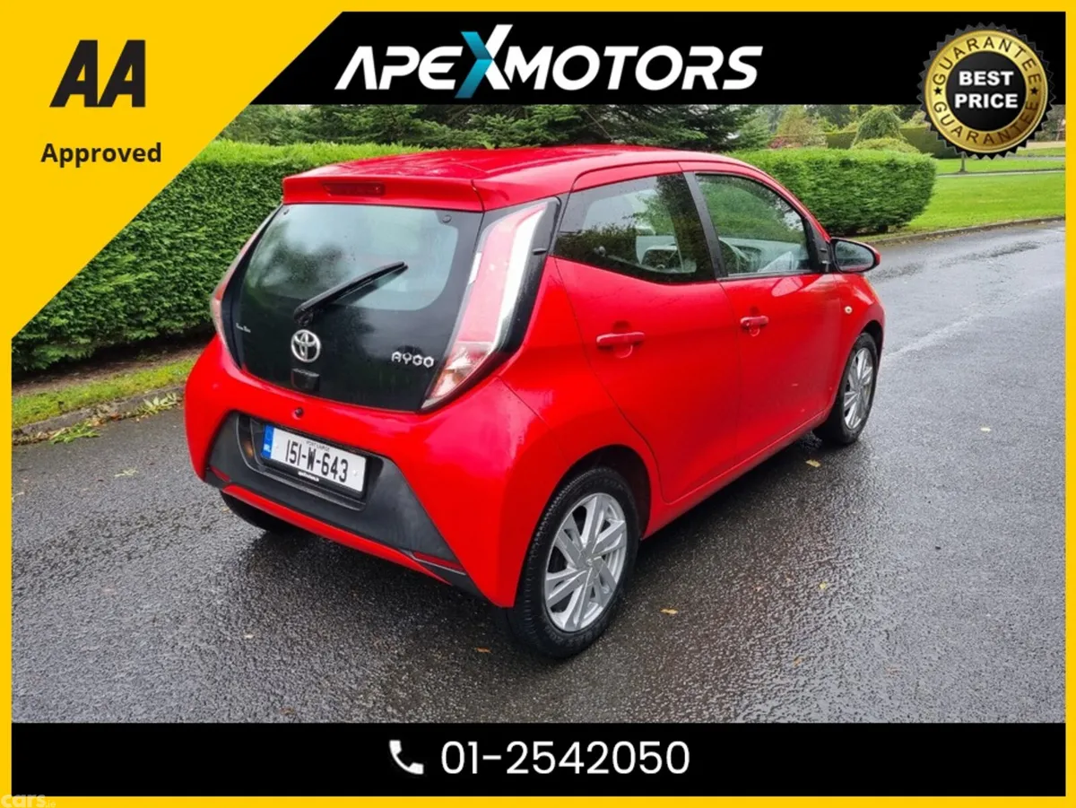 Toyota Aygo Hatchback, Petrol, 2015, Red