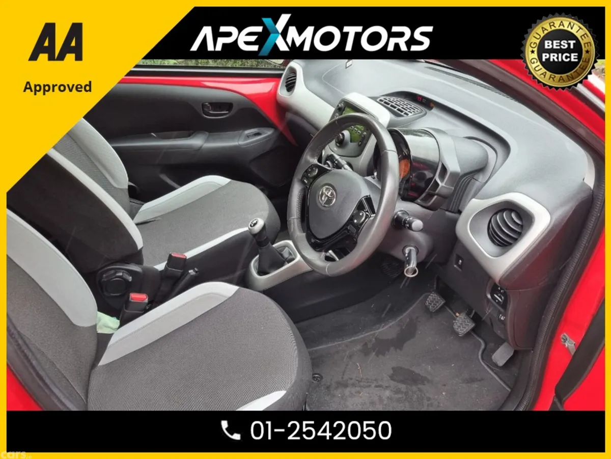 Toyota Aygo Hatchback, Petrol, 2015, Red