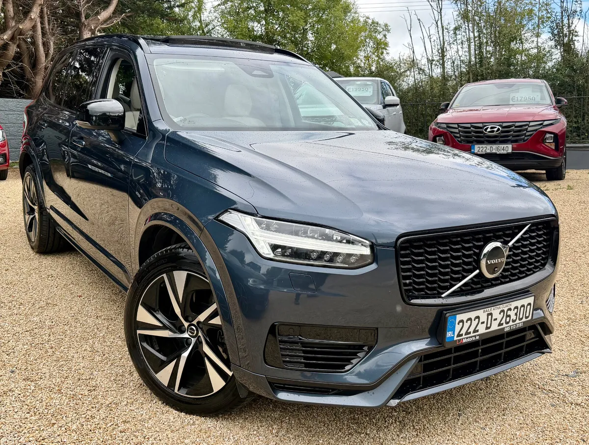 Volvo XC90 SUV, Petrol Plug-in Hybrid, 2022, Blue