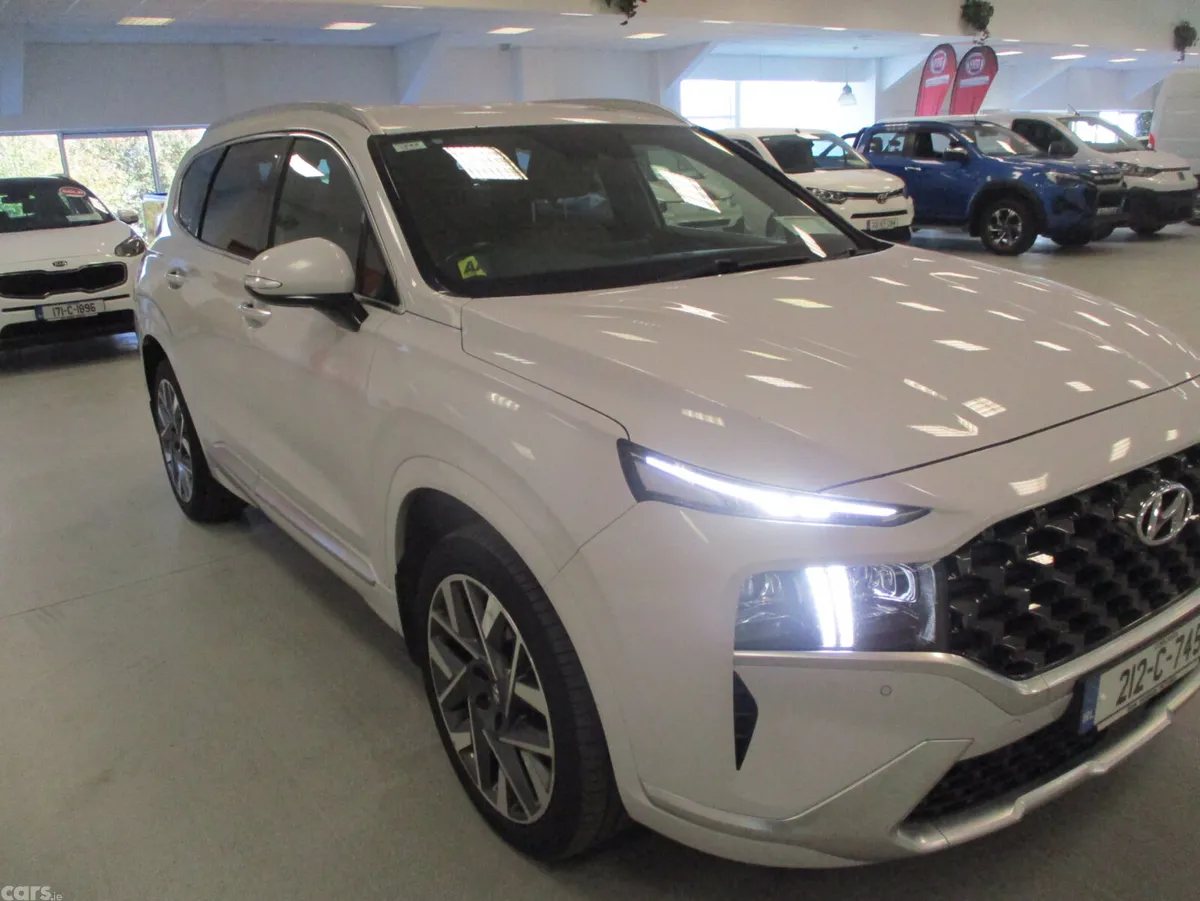 Hyundai Santa Fe SUV, Diesel, 2021, White