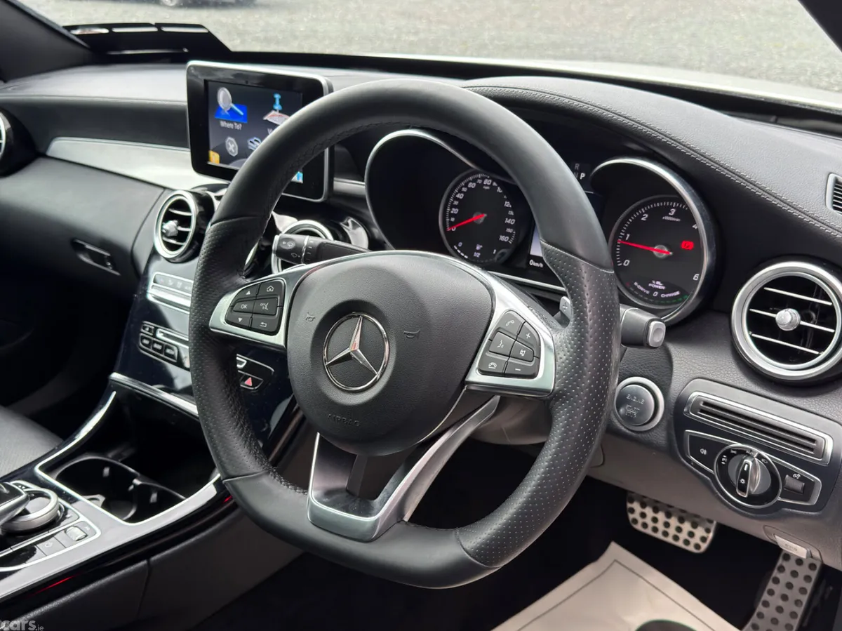 Mercedes-Benz C-Class Saloon, Diesel Hybrid, 2016, White