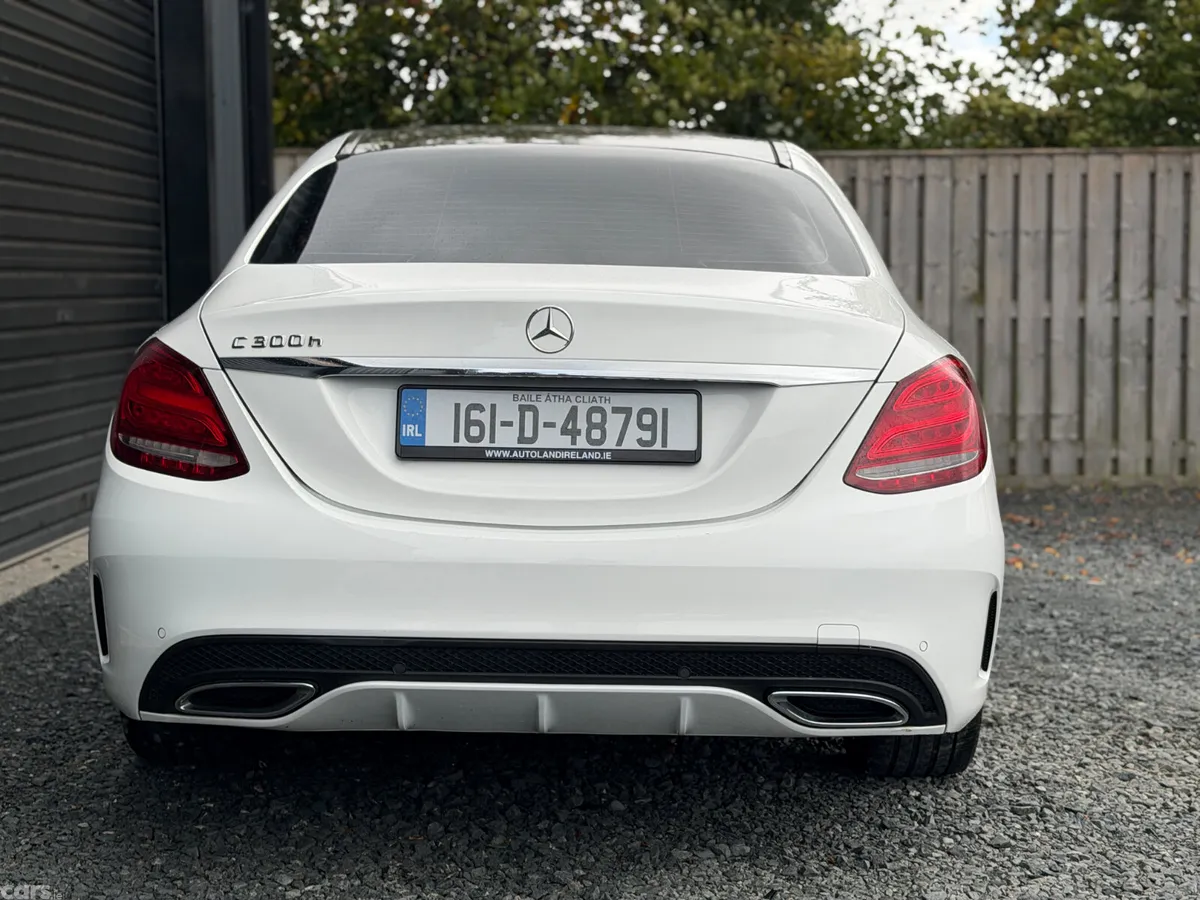 Mercedes-Benz C-Class Saloon, Diesel Hybrid, 2016, White