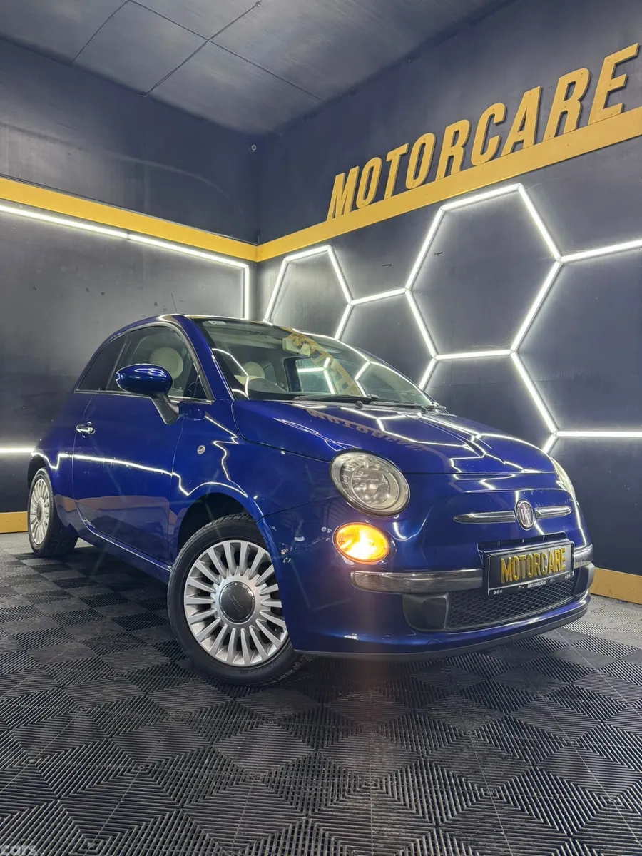 Fiat 500 Hatchback, Petrol, 2009, Blue