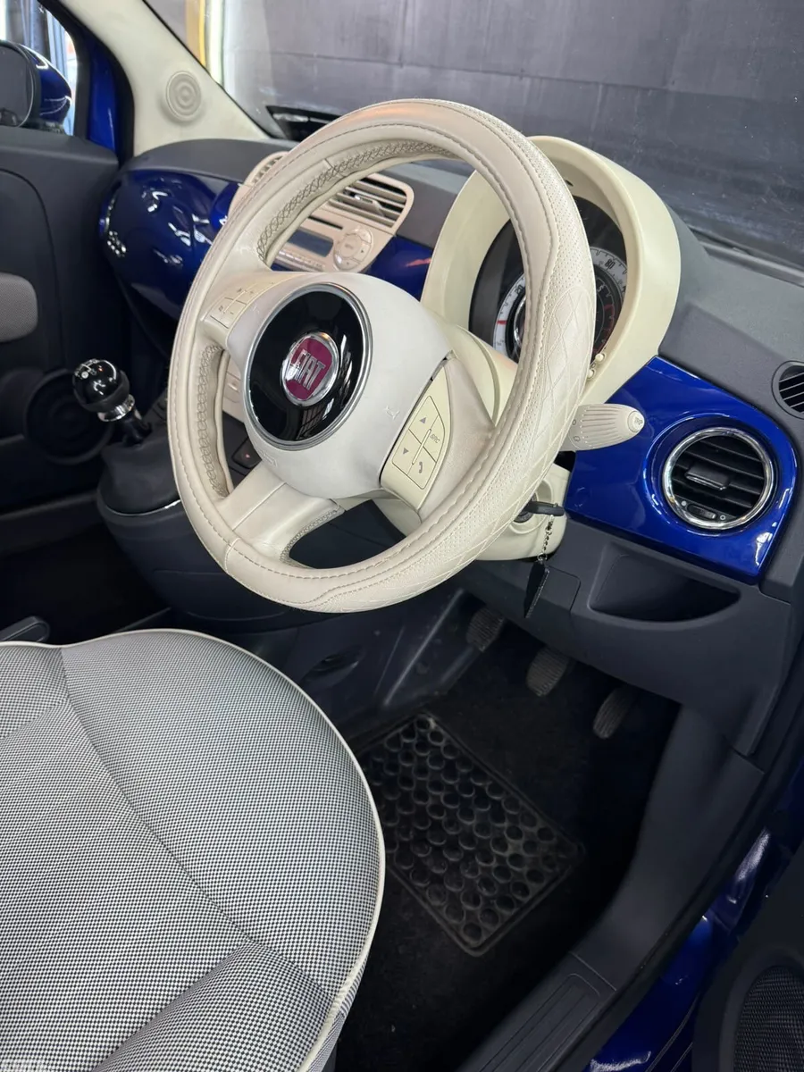 Fiat 500 Hatchback, Petrol, 2009, Blue