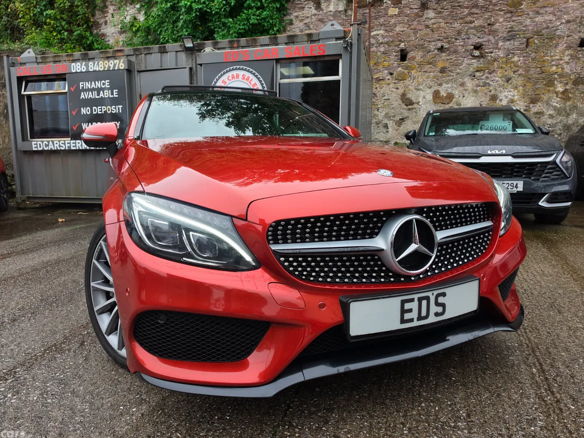 Mercedes-Benz C-Class Coupe, Diesel, 2016, Red