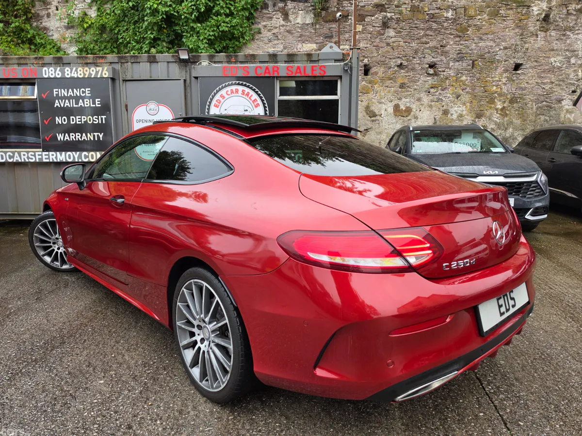 Mercedes-Benz C-Class Coupe, Diesel, 2016, Red