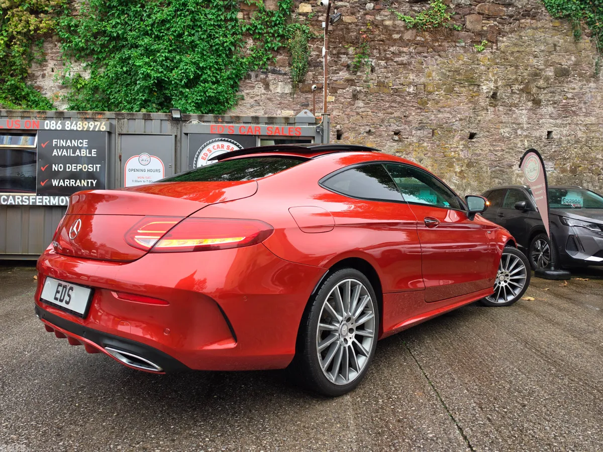 Mercedes-Benz C-Class Coupe, Diesel, 2016, Red