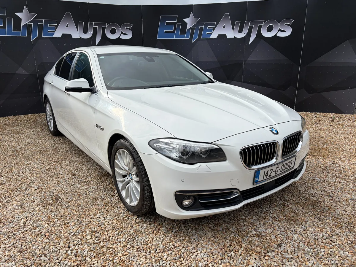 BMW 5-Series Saloon, Diesel, 2014, White