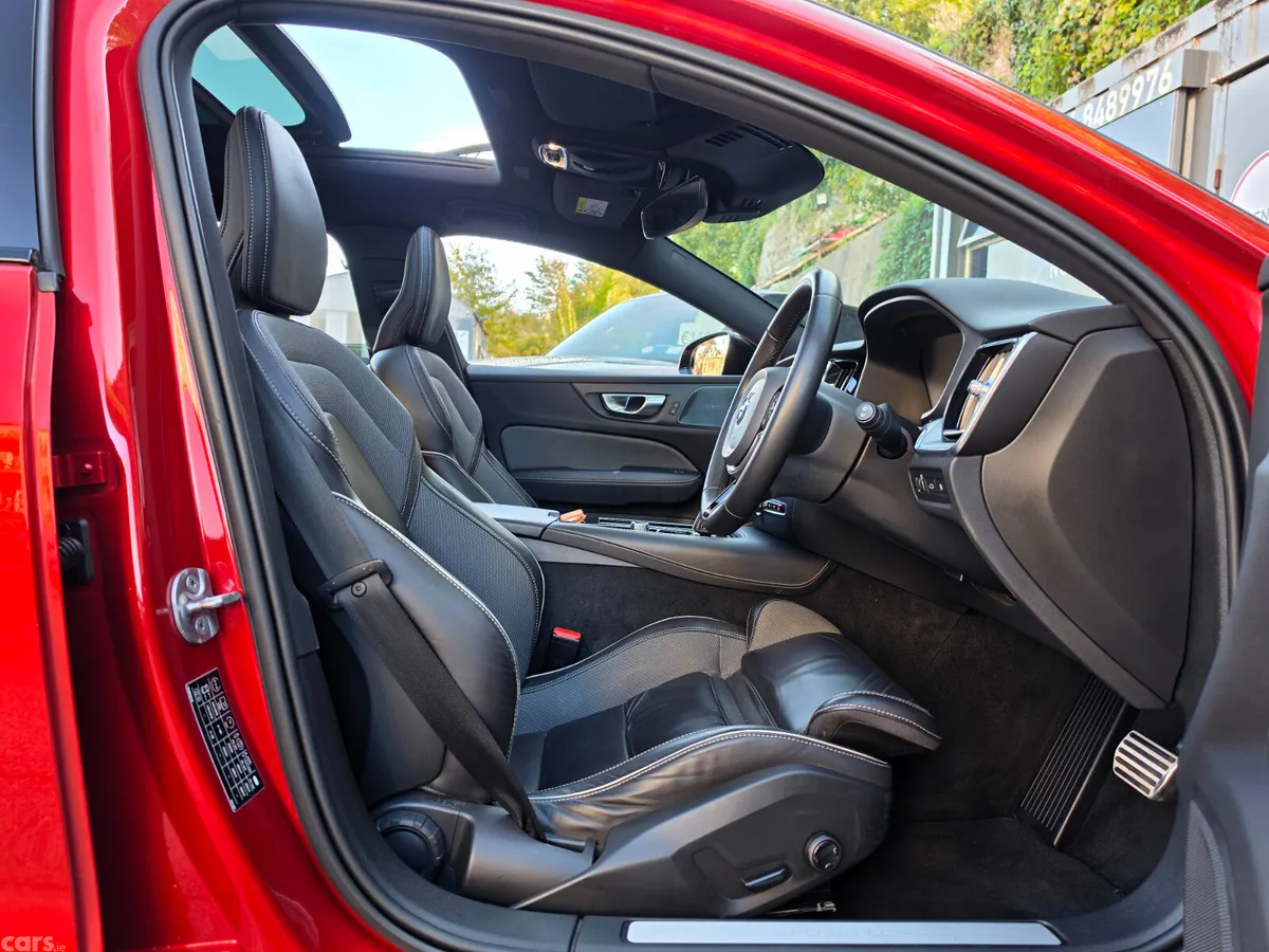 Volvo V60 Estate, Petrol Hybrid, 2022, Red