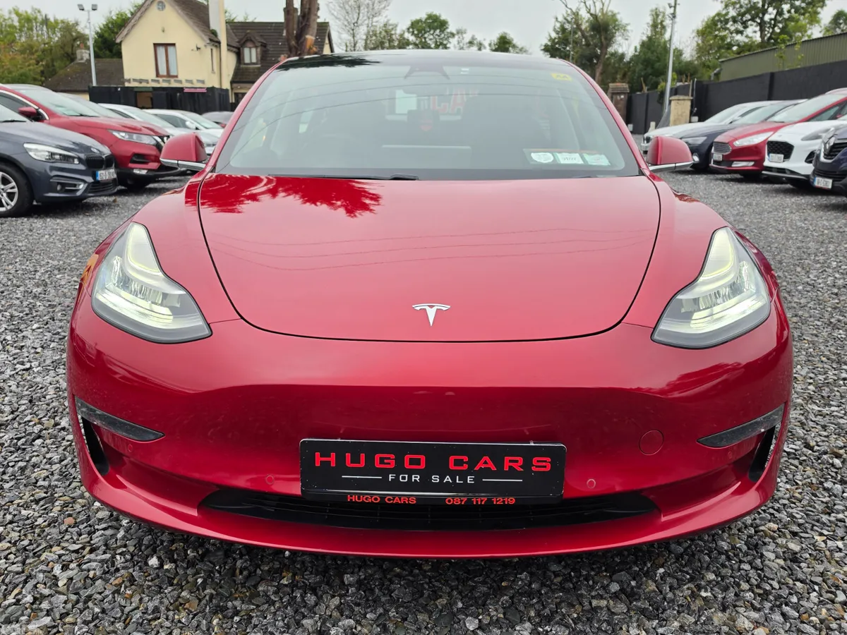 Tesla Model 3 Saloon, Electric, 2019, Red