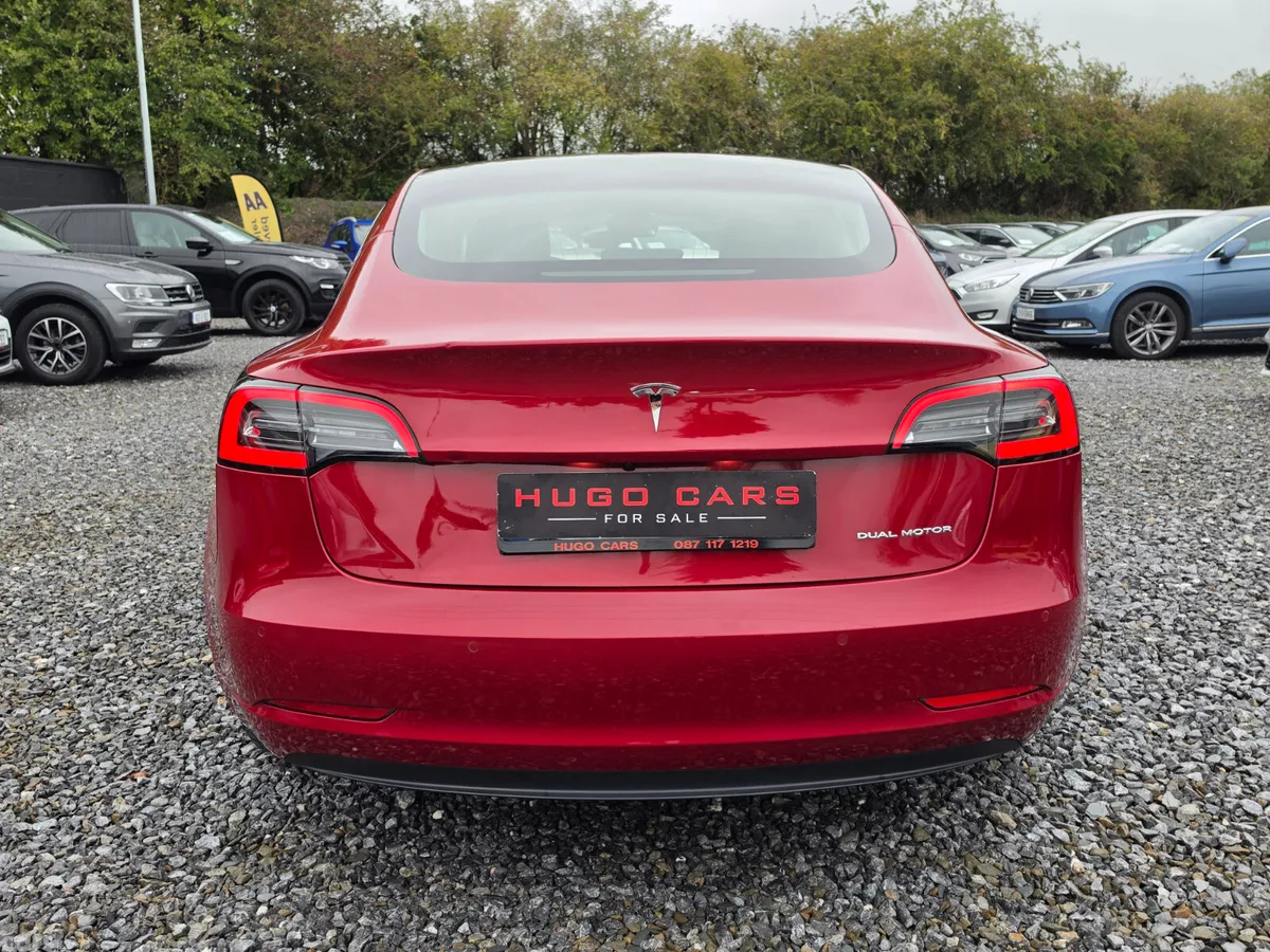 Tesla Model 3 Saloon, Electric, 2019, Red