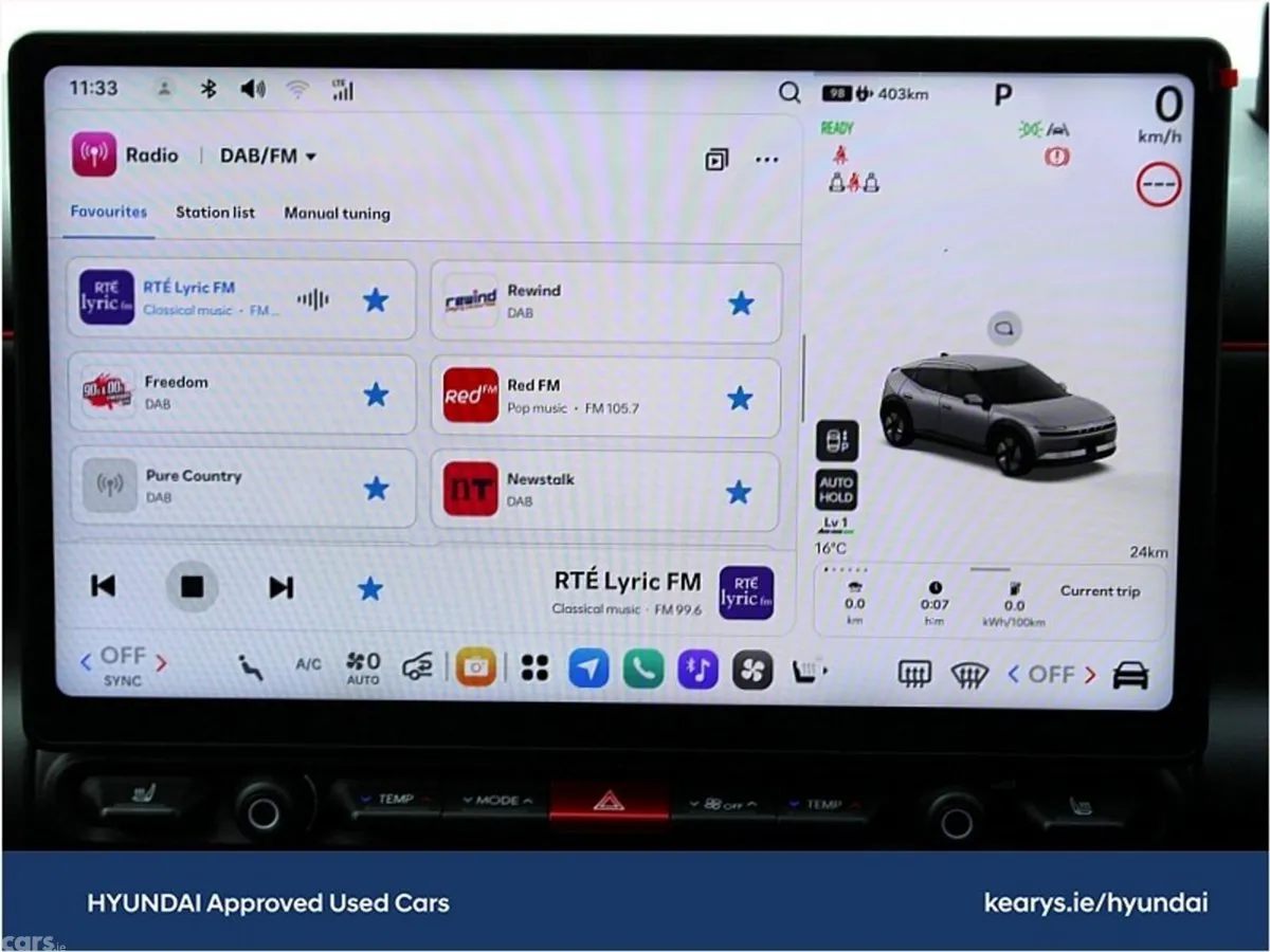 Hyundai IONIQ 3 Hatchback, Electric, 2027, Red