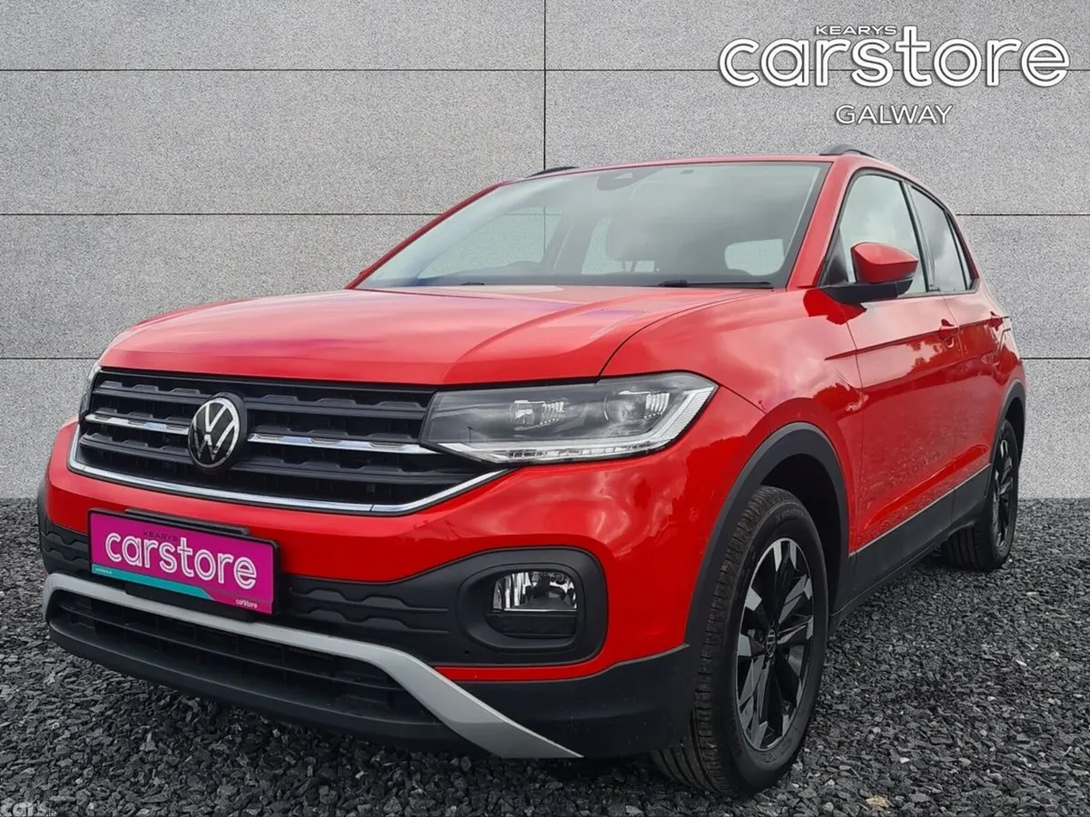Volkswagen T-Cross SUV, Petrol, 2021, Red