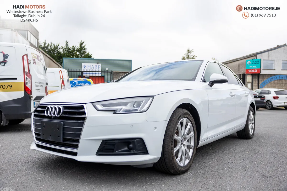 Audi A4 Saloon, Petrol, 2017, White