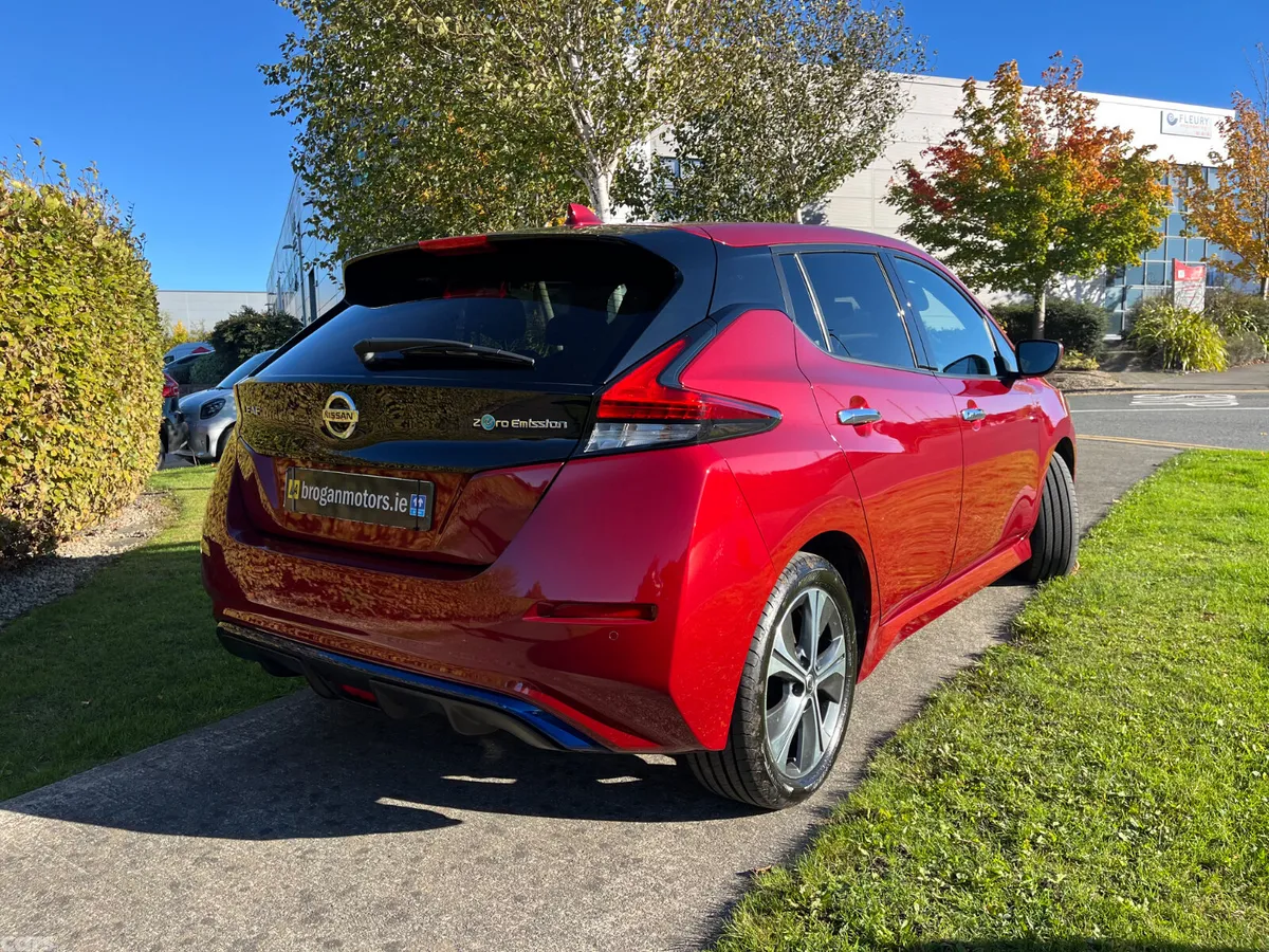 Nissan Leaf Hatchback, Electric, 2021, Red