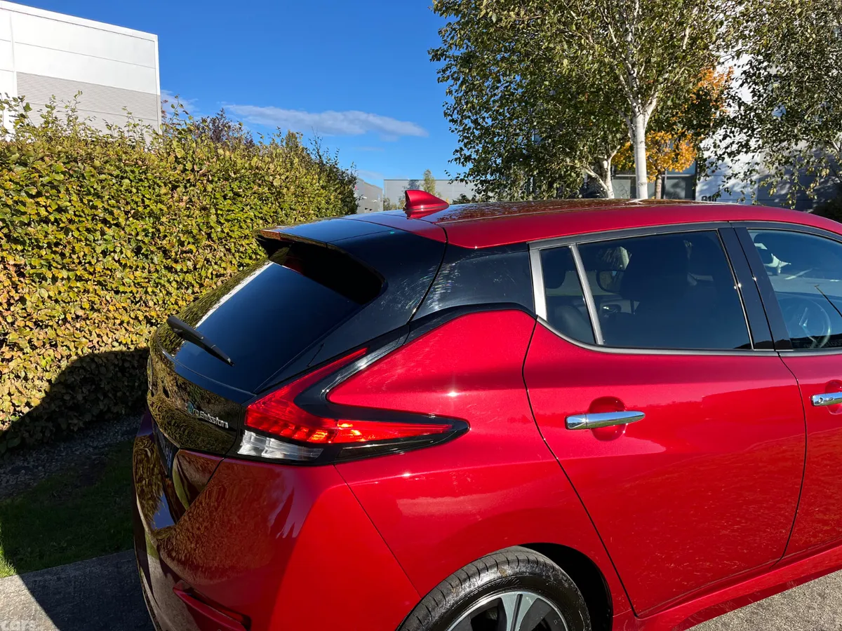 Nissan Leaf Hatchback, Electric, 2021, Red