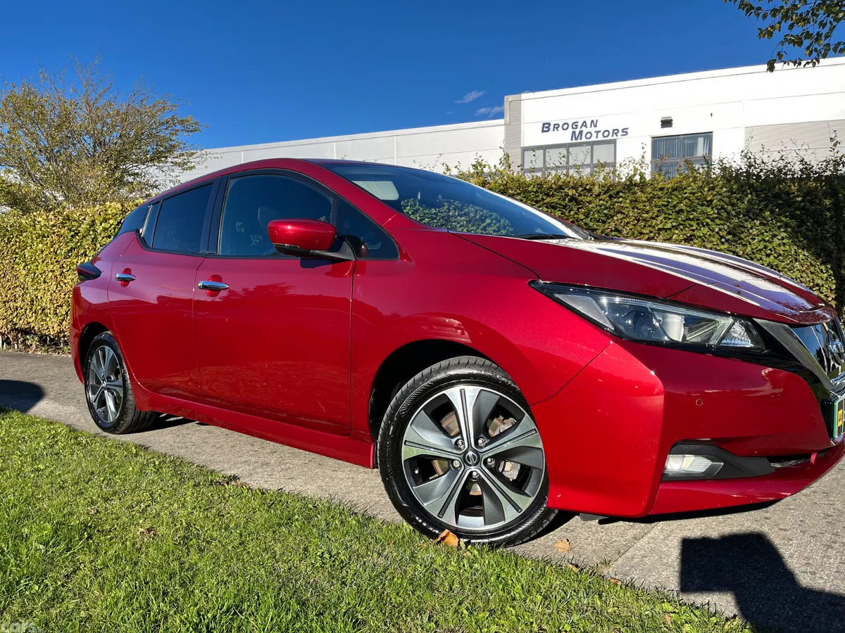 Nissan Leaf Hatchback, Electric, 2021, Red